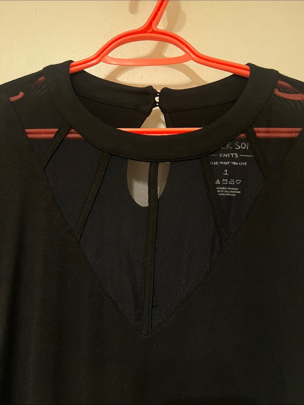 Torrid Mesh Inset Mock Neck - Picture 3 of 6